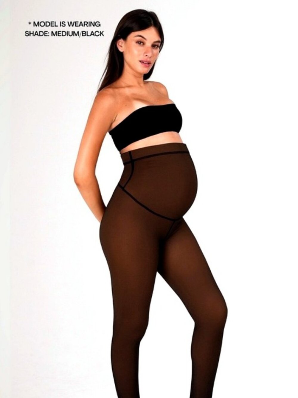 NOOSH Sheer Illusion Fleece Lined Tights XS/S Like New